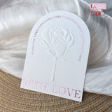 Embossed Gold Cotton Display Cards for Press On Nails (MOQ=50)