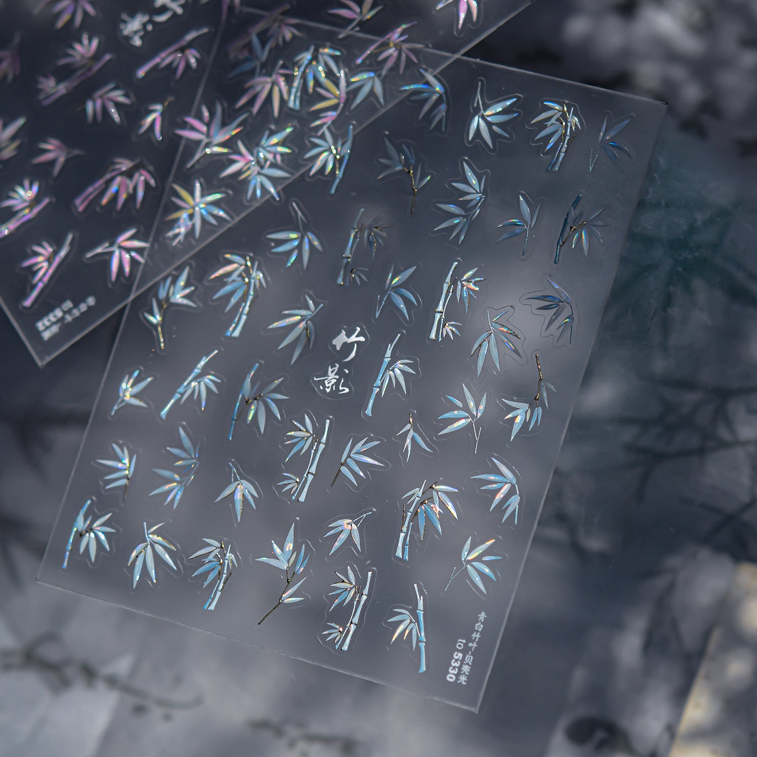 365nails 동양풍 대나무 잎 네일 아트 스티커
