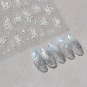365nails: "Holographic Floral Lily" – Nail Art Stickers