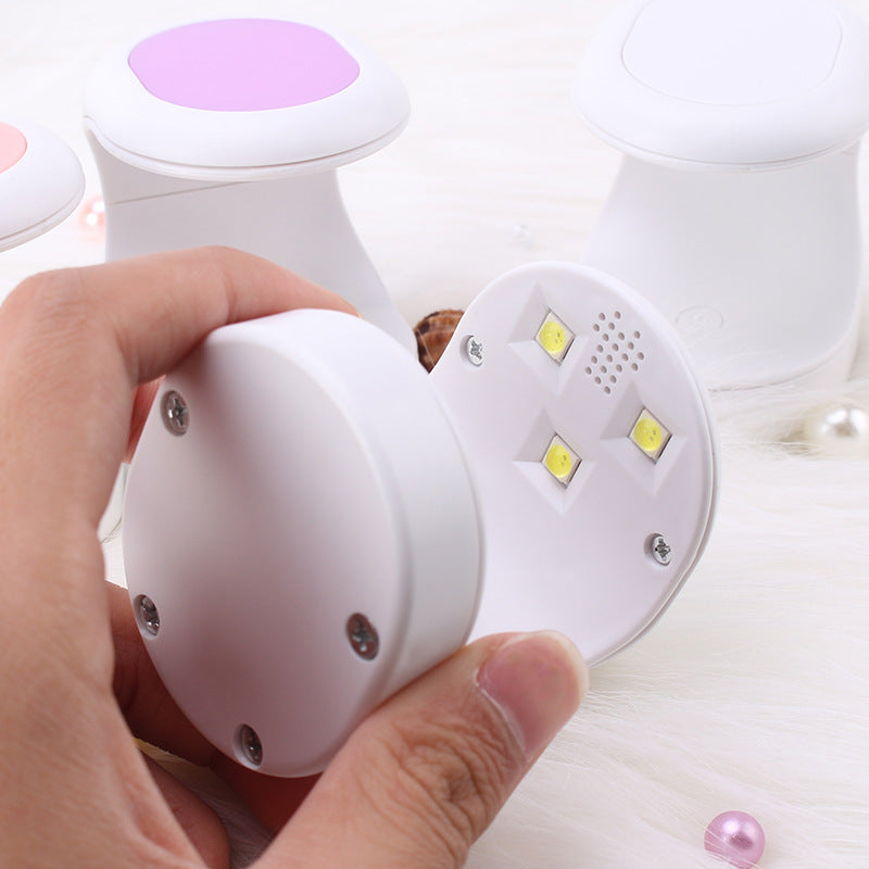 "Mini C-Shape Single Finger UV/LED Nail Lamp" - Fast Curing Press-On Tool