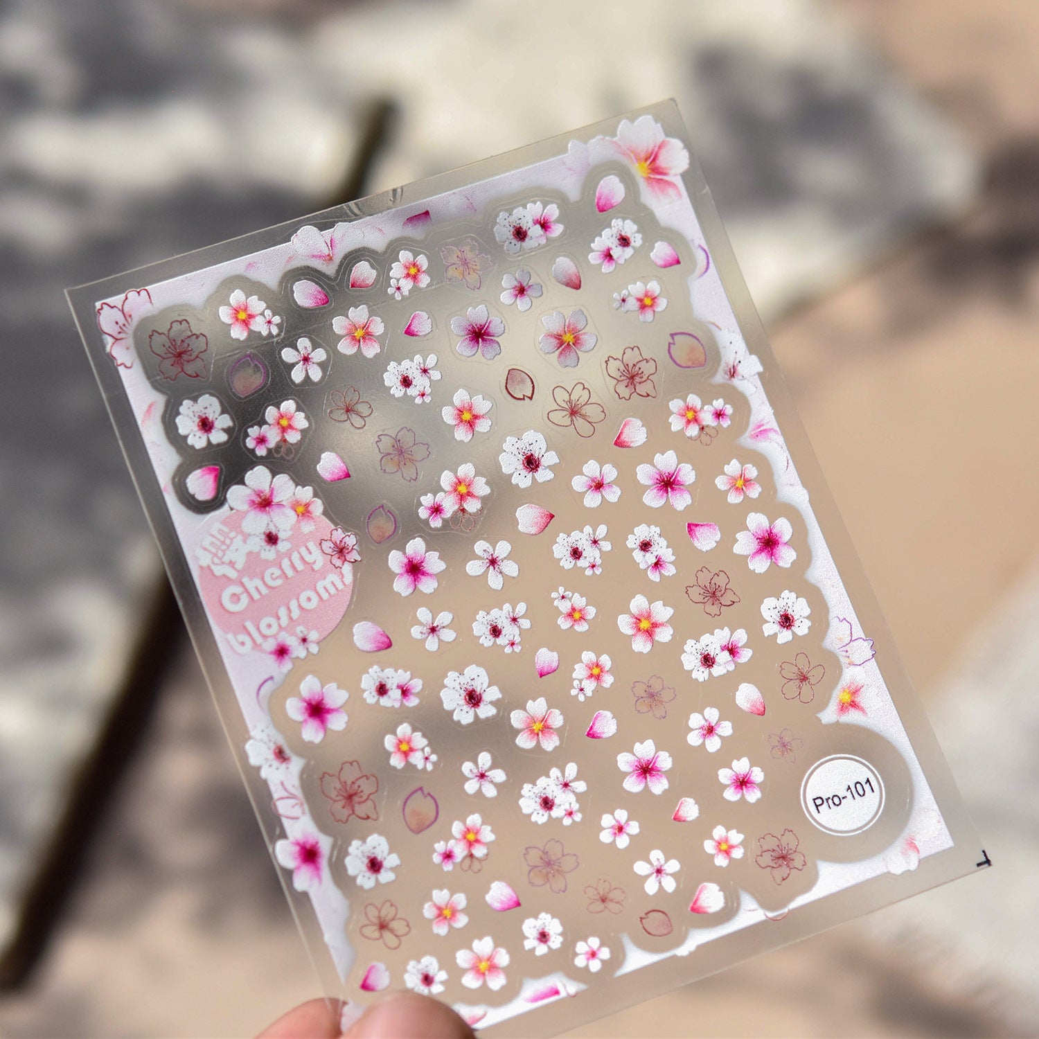 365nails: "Rose Aquarelle Rose" – Autocollants Nail Art