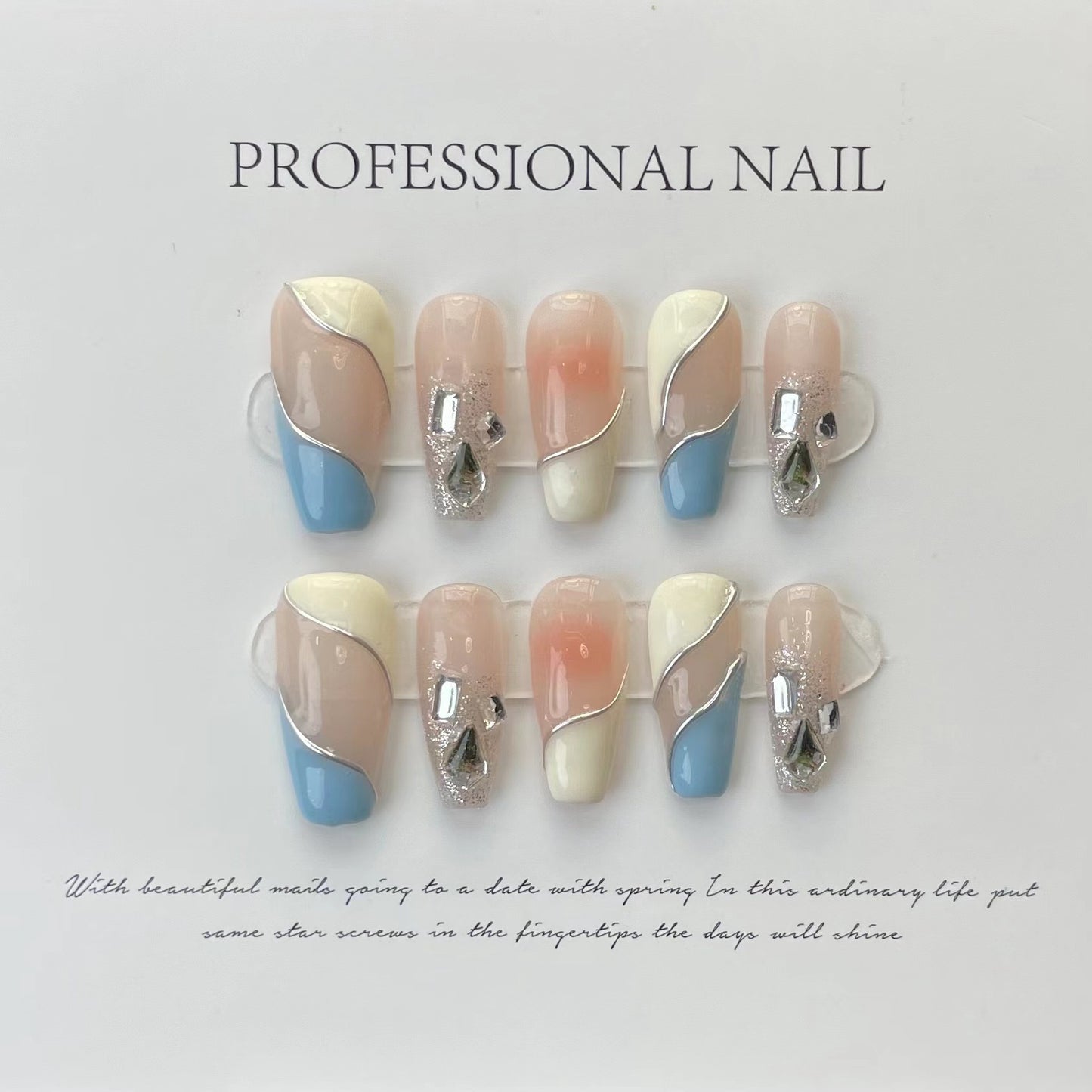 Mixed Elegant Short Medium Long Press On Nail Collection