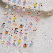 365nails: "Cartoon Girl & Friends" – nail art stickers