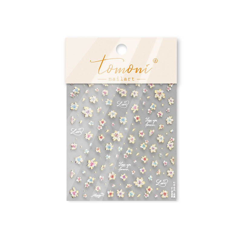 365nails: "Tiny Pastel Floral" – nail art stickers