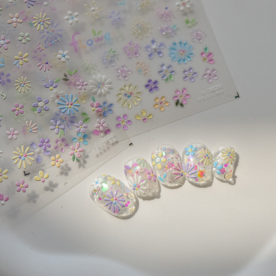 365nails: "margarida pastel flower jelly" – Adesivos para unhas