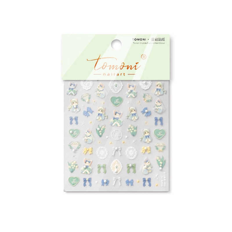 365nails: "Lolita Cat Doll" – nail art stickers