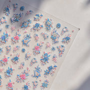 365nails : « Floral cristal holographique » – Autocollants pour ongles