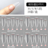 365nails Double-Sided Matte Nail Tips | Short Oval, Tapered, Short Tapered, Almond (XS/S/M/L)