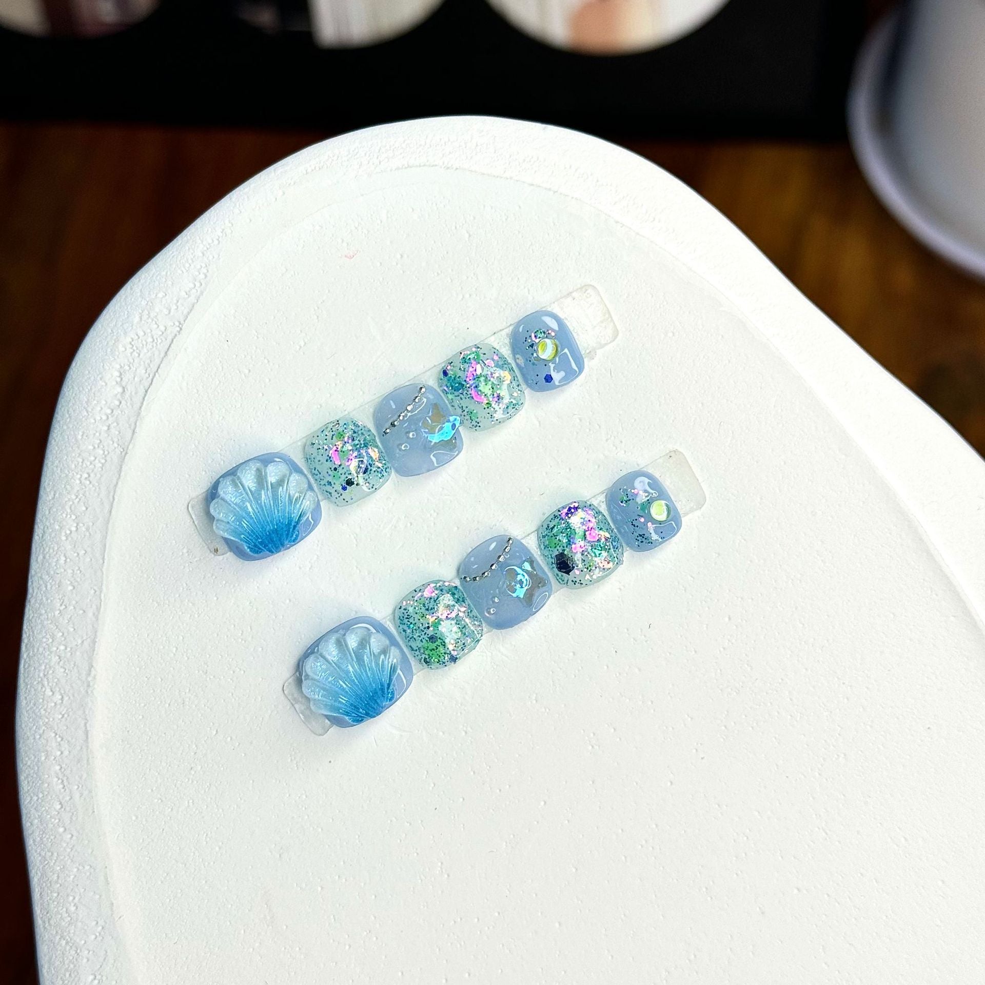 Cute Candy Cartoon Kids Press On Nails Mixed Style Set