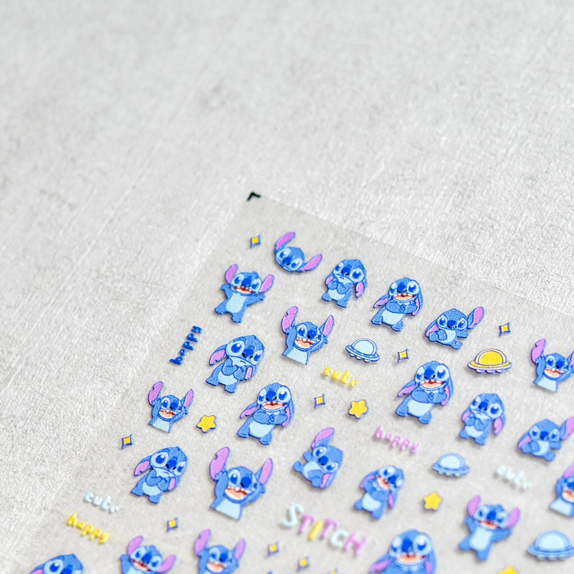 365nails: "Cute Stitch Cartoon Character" – nail art stickers