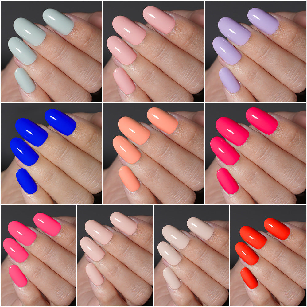 Solid Color Press On Nail Armor Set (MOQ=3)