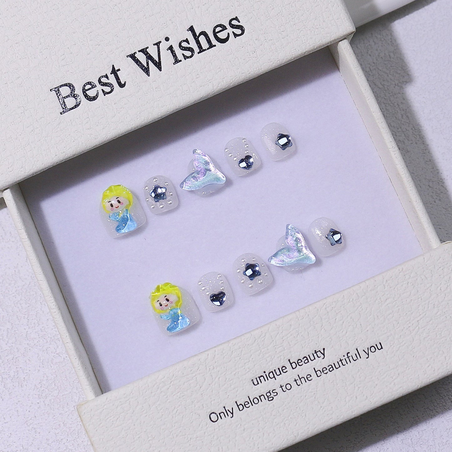 Children's special cute cartoon nail art 3-12 years old girls and children nail art film