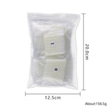 Nail Tips New extended denim nail piece,  XXXL fake nail transparent flat head nail piece French semi-sticker denim nail