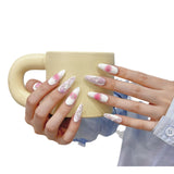 Pure handmade press on nails   nail art fake nails beauty | 365nails