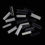 Nail Tips Nail plate semi-sticker, light sticker, lengthened XXXL water pipe nail NO C arc, light French manicure, transparent fake nail