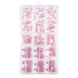 Nail Tips Press-on toenails French Short Foot Nail Nude Traceless Prefabricated Nail Art Detachable Finished Product Patch Fake Nail Film