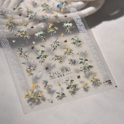 365nails: "osmanthus flower embossed set" – Nail Art Stickers