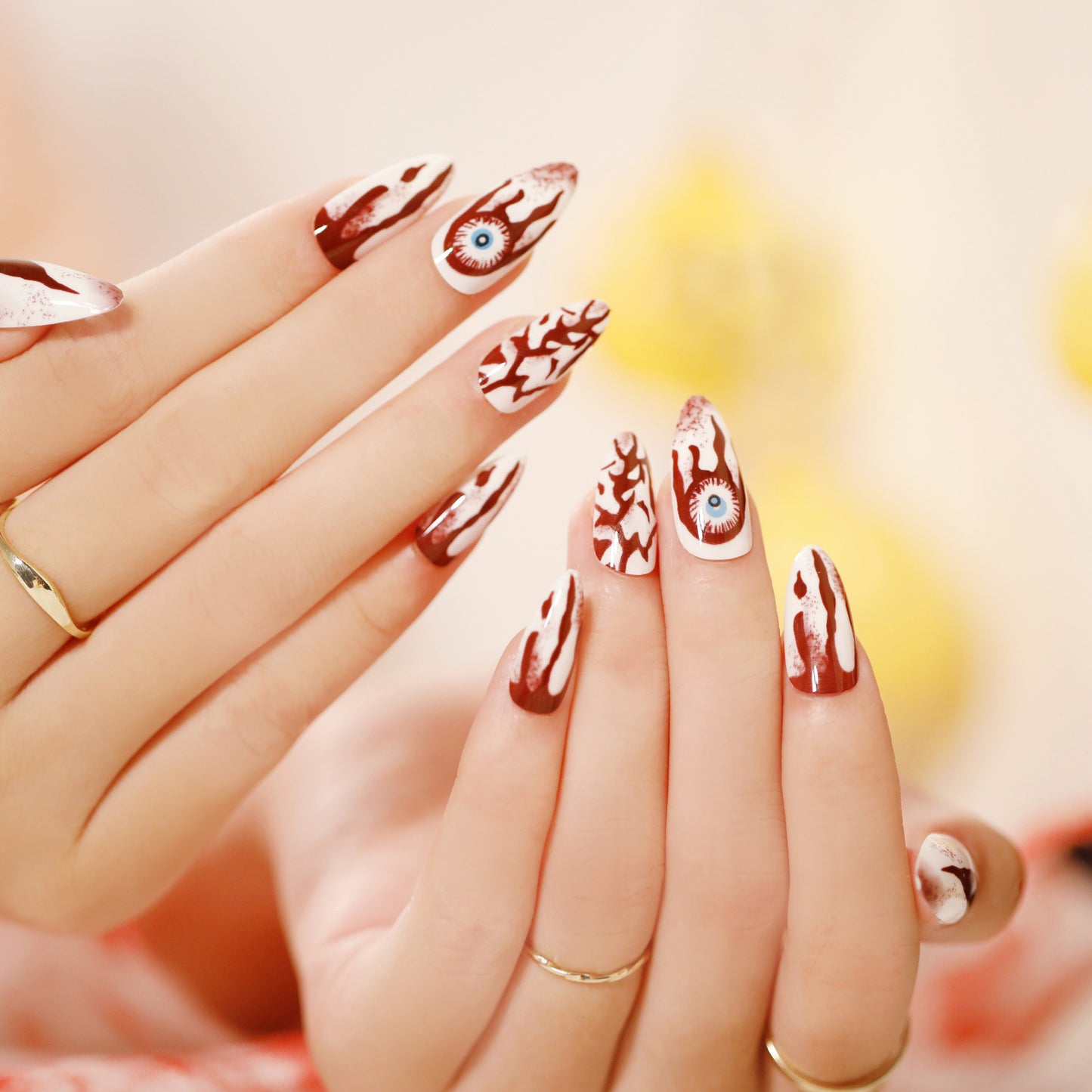 Halloween Wear Nail 3D Three-dimensional Nail Art False Nails  Spider Bat Nail Sheets Wholesale｜365nails