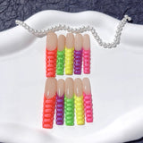 Colorful Candy Dot Pop Art Press On Nails