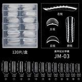 Nail Tips Extension nail mold wholesale, new boxed transparent paperless fast phototherapy nail crystal extension nail mold