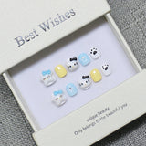 Children's special cute cartoon nail art 3-12 years old girls and children nail art film