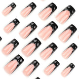 Fornecimento direto da fábrica de produtos para unhas francesas, atacado, manicure 3D vestível, unhas postiças, unhas quadradas simples vestíveis｜365nails