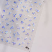 Dreamy Cloud: "Holographic Sky" – 3D Embossed Nail Sticker