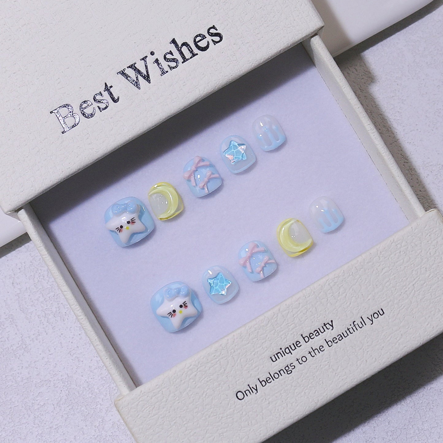 Children's special cute cartoon nail art 3-12 years old girls and children nail art film