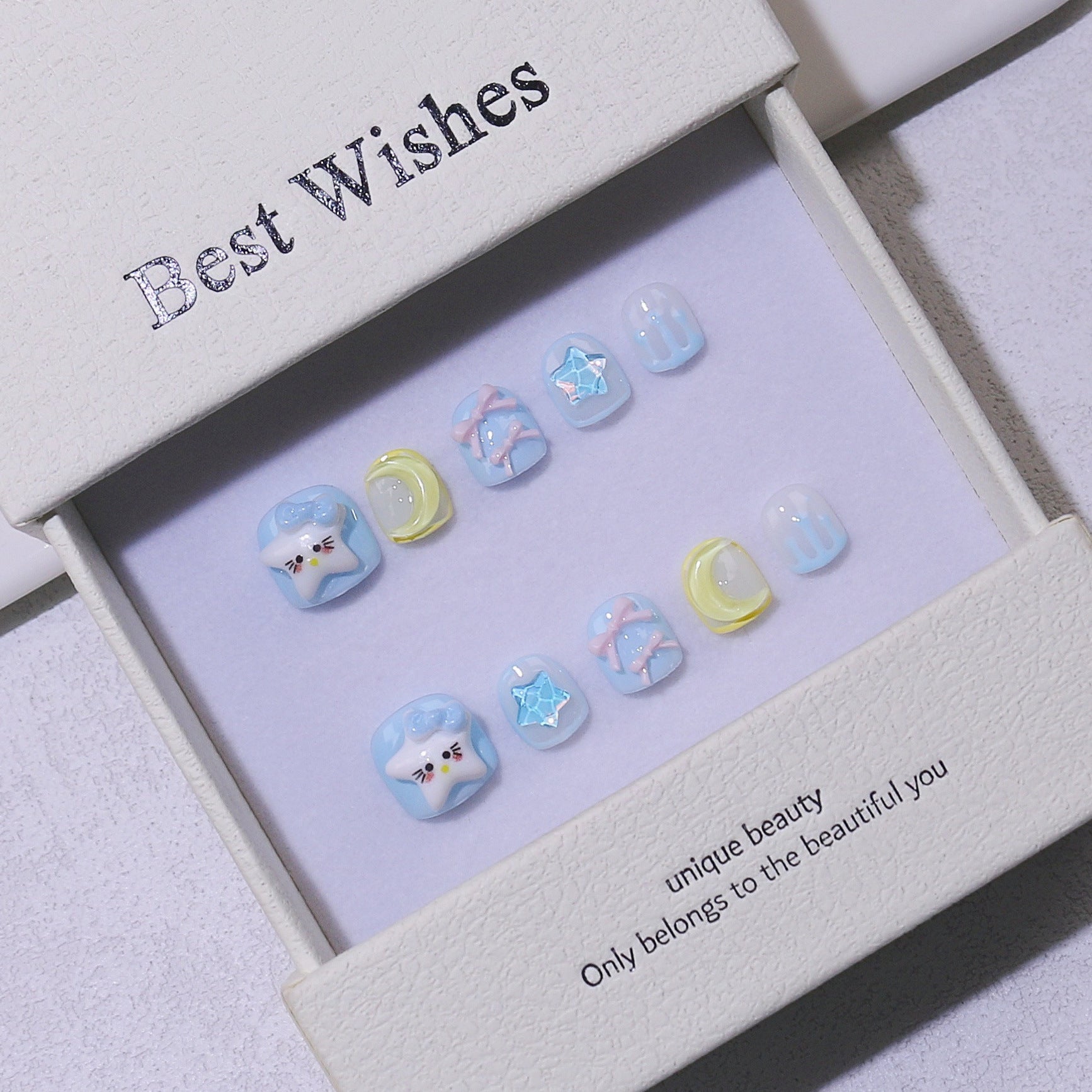 Children's special cute cartoon nail art 3-12 years old girls and children nail art film