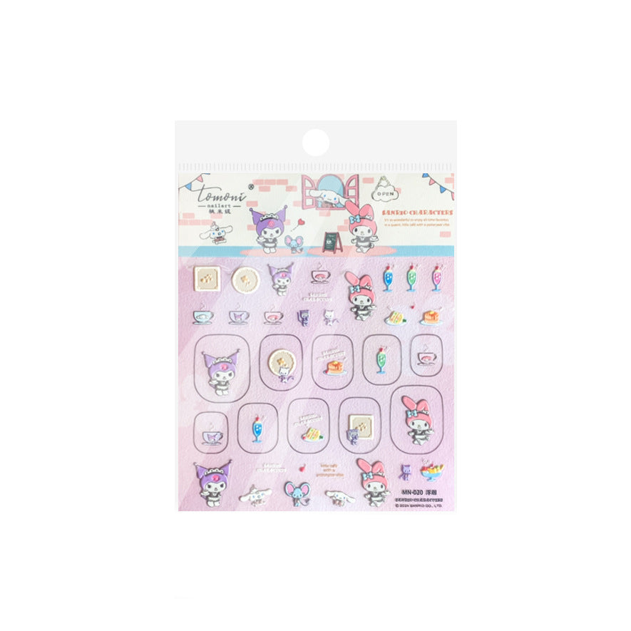 365nails: "My Melody & Kuromi Chinese Style" – nail art stickers
