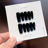 The Essential Solids | Medium Coffin | Handmade Press-on Nails