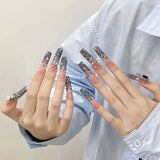 Pure handmade press on nails   nail art fake nails beauty | 365nails