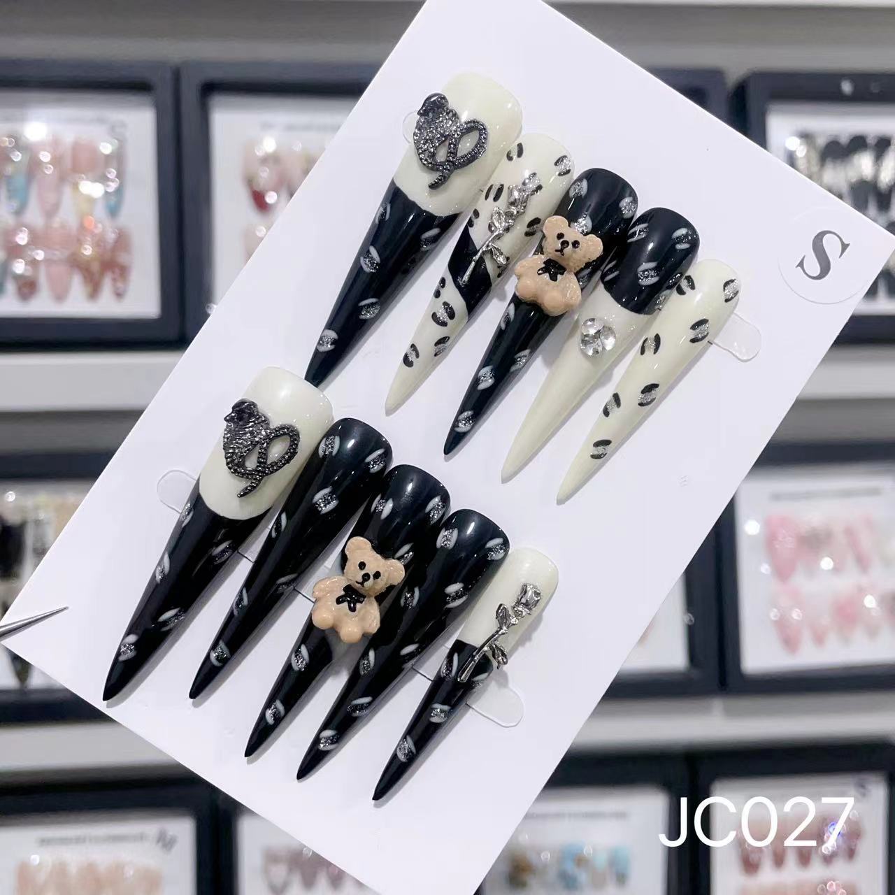 Extra Long 5.5cm Stiletto Press-On Nails Collection | Dozens of Styles | Reusable & Ready to Wear