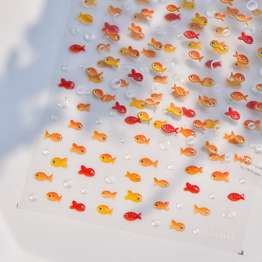 Pearl Shell Goldfish – Lucky Oriental Nail Art Set