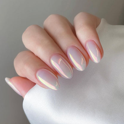 Internet celebrity explosion coated white solid color nail art fake nail wholesale  hot-selling wearable nail wear｜365nails