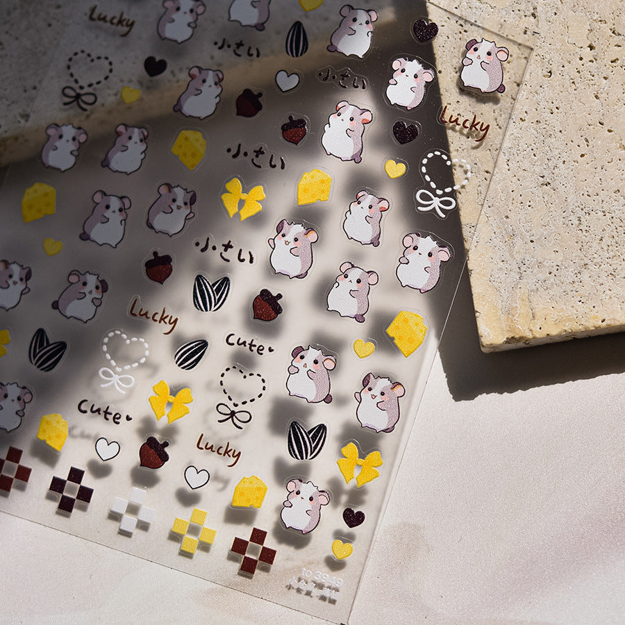 365nails: "Floral Corgi" – nail art stickers