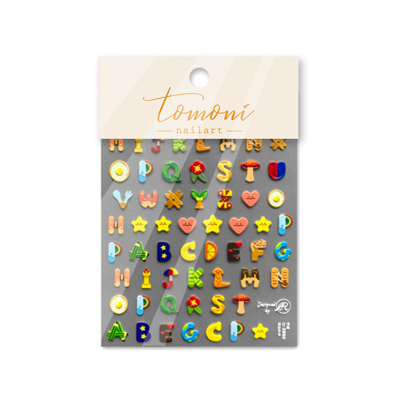 365nails: "cute little monster" – Nail Art Stickers