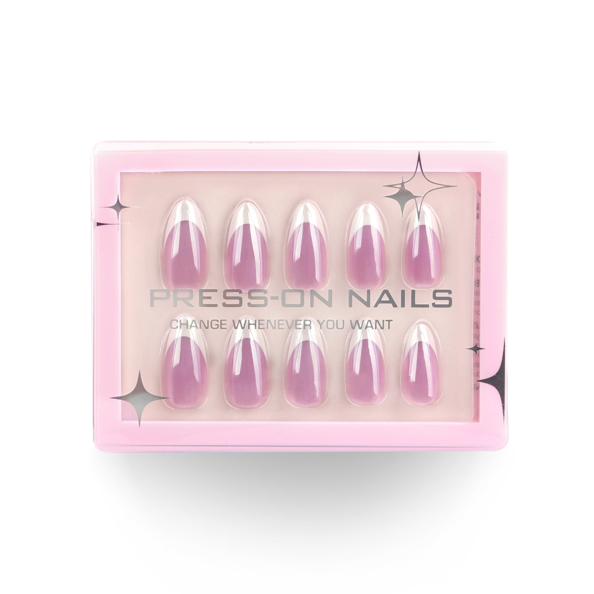 Armadura francesa simples de alta qualidade com 30 peças revestidas, manicure curta amêndoa, peça de unha repetível, produto acabado, atacado ｜ 365 unhas