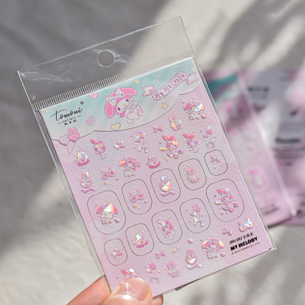 My Melody 貝殼光系列：「甜心兔」 – 3D虹彩甲貼