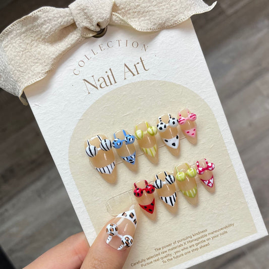Handmade Wear Nail Sweet Cool Bikini Creative Sexy Nail Art Finished Nail Sticker Jelly | 365nails