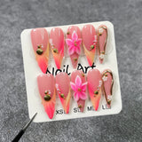 Sunset Blossom Shell Series Press-On Nails