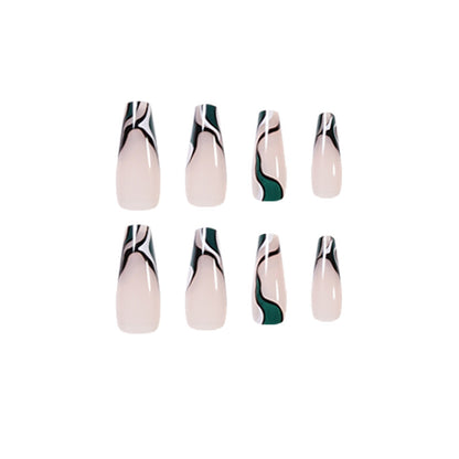 Ink Contrast Color  Wave Nail Art Line nail patch Removable, Nail Patch Nail Art Patch｜365nails