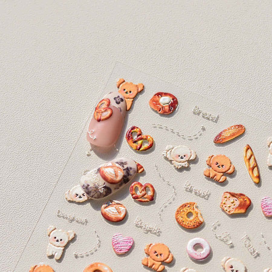 Bakery Embossed – Cute Dessert Nail Art Set