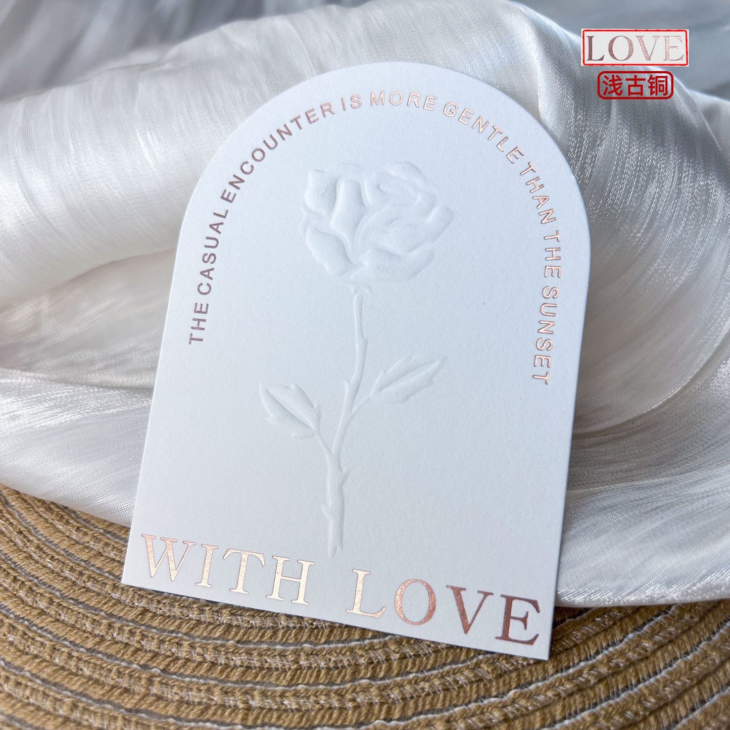 Embossed Gold Cotton Display Cards for Press On Nails (MOQ=50)