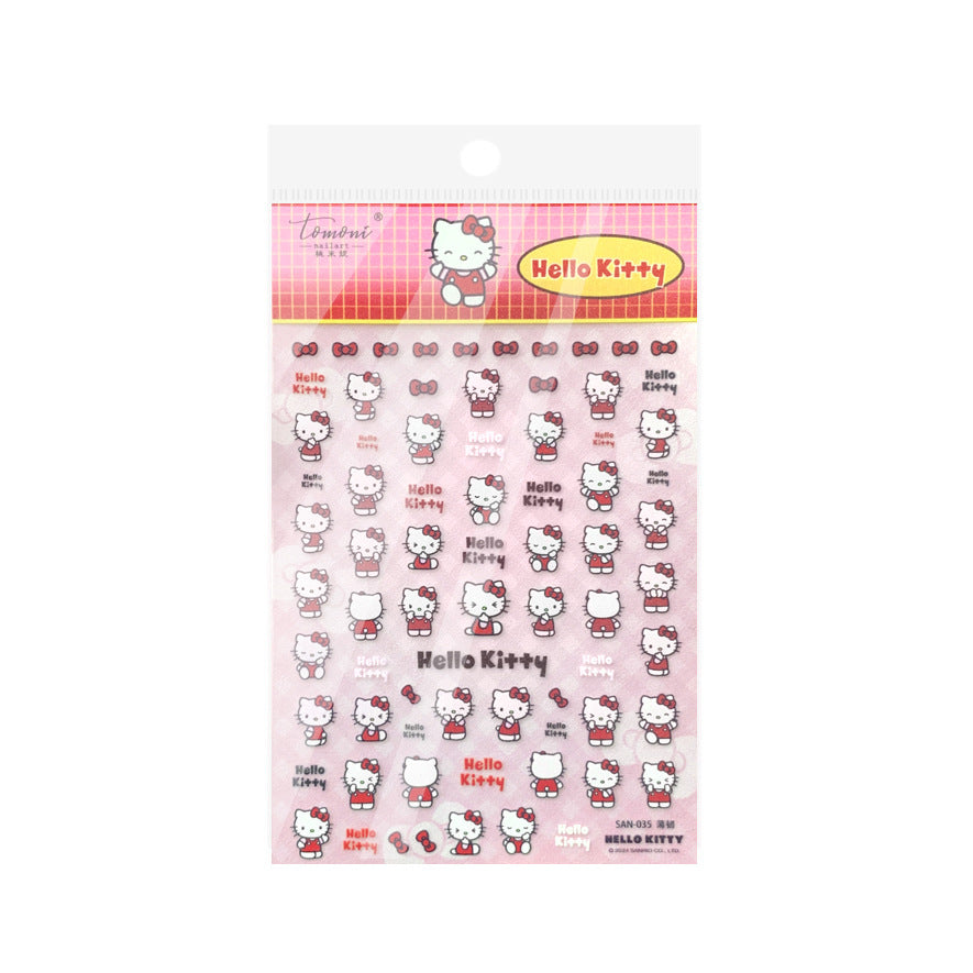 365nails: "Hello Kitty nœud rouge classique" – Stickers pour ongles