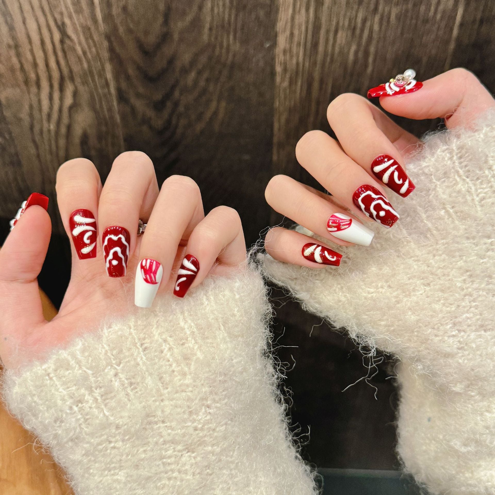 365nails: "Lion's Roar" – 3D Chinese New Year Handmade Coffin Nails