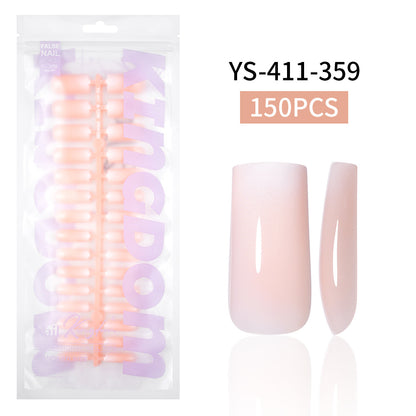 Nail Tips Europe and the United States  gradual change press on nails, simple water drop nail spray removable fake nail 150 pieces prefabricated nail