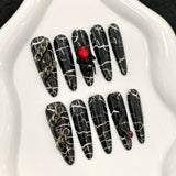 Poisonous Spicy Diablo  Cool Sa Spice Girls Hand Wear Nail Advanced Sense Nail Art | 365nails