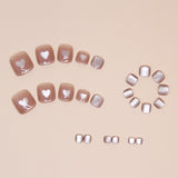 Ojo de gato rosa de verano, amor con armadura, grupo de fans, dulce chica, uñas postizas a presión, uñas postizas, lote mixto de uñas | 365nails