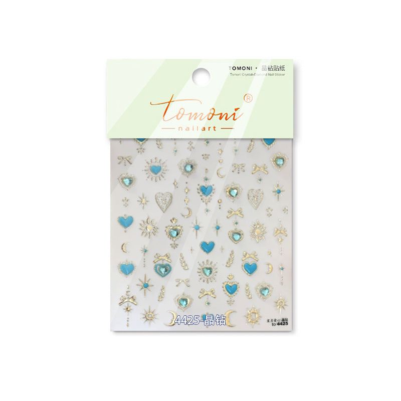 Metallic Celestial Nail Stickers